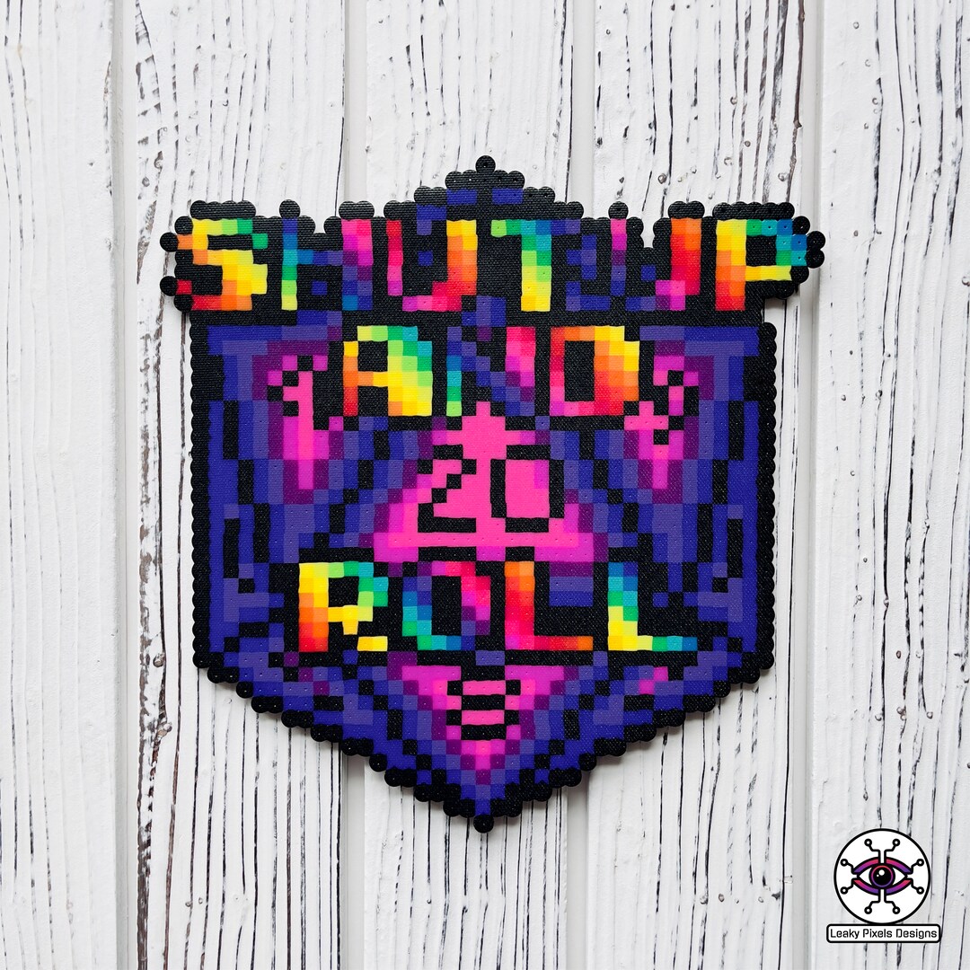 Baldur's Gate Dungeons and Dragons D20 Perler Necklace MakerPlace by Michaels